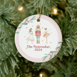 Nutcracker Winter Ballet Weihnachten Keramik Ornament