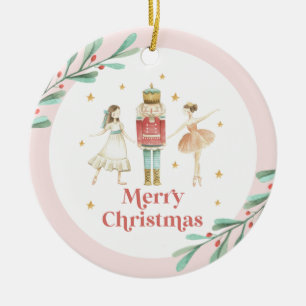 Nutcracker Winter Ballet Weihnachten Keramik Ornament