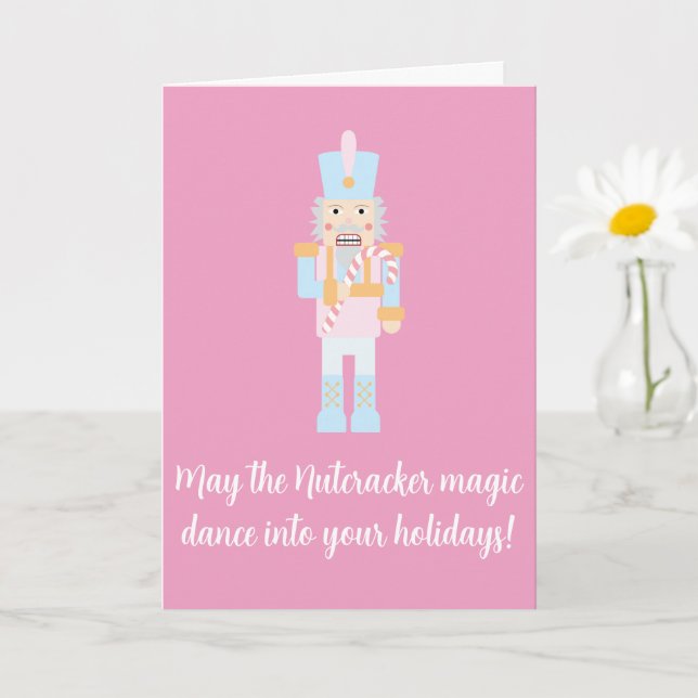 Nutcracker with a Candy Cane with Greeting Karte (Kleine Pflanze)