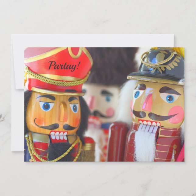 Nutcracker-Zahlen Einladung (Vorderseite)
