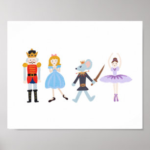 Nutcracker-Zeichen Poster
