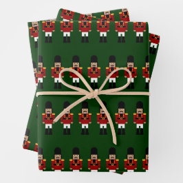Nutcrackers - geschenkpapier set