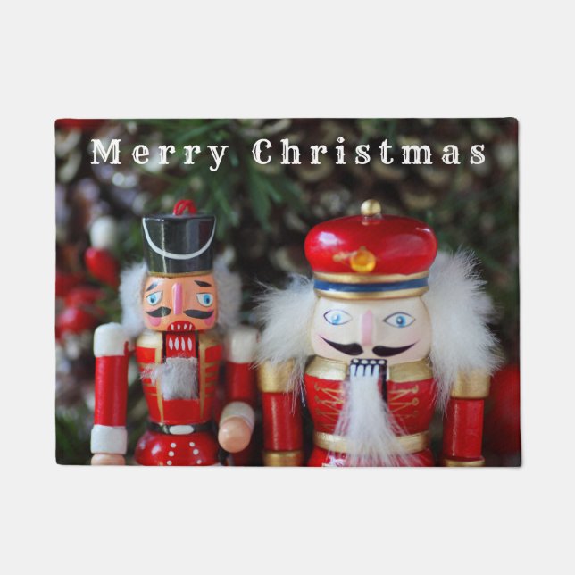 Nutcrackers mit Urlaubshintergrund Fußmatte (Vorderseite)
