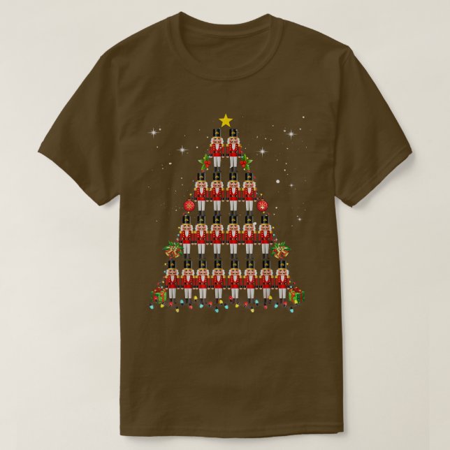 Nutcrackers Toy Christmas Tree  Nutcracker Funny X T-Shirt (Design vorne)