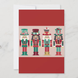 Nutcrackers Weihnachtsdekoration Feiertagskarte