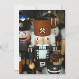 Nutcrackers Weihnachtsfeiertage Weihnachtsdesign Feiertagskarte