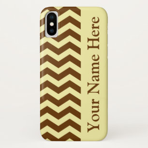 Nutmeg Cream Neutral Chevrons Case-Mate iPhone Hülle