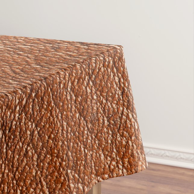 Nutmeg Leather Tischdecke (Beispiel)