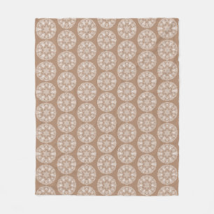Nutmeg Mandala Fleecedecke