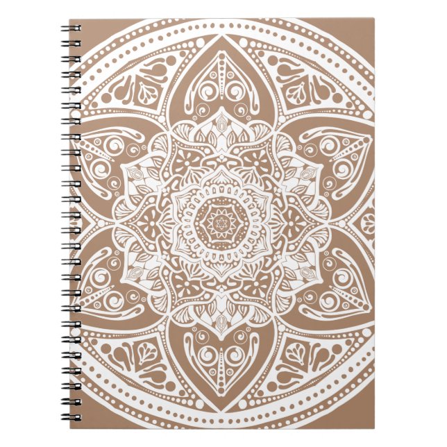 Nutmeg Mandala Notizblock (Vorderseite)