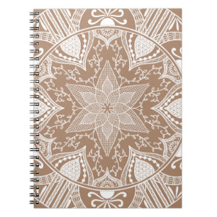 Nutmeg Mandala Notizblock