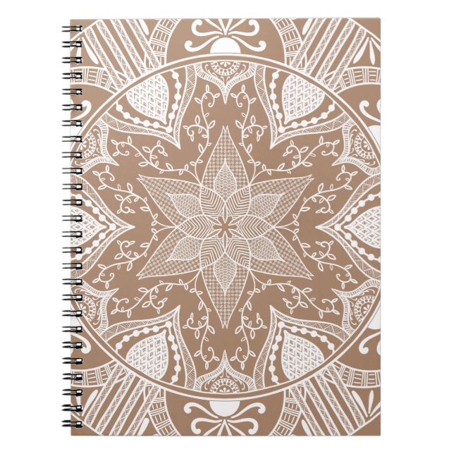 Nutmeg Mandala Notizblock (Vorderseite)