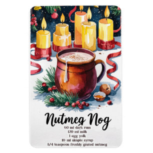 Nutmeg Nog Holiday Cocktail Rezept Magnet
