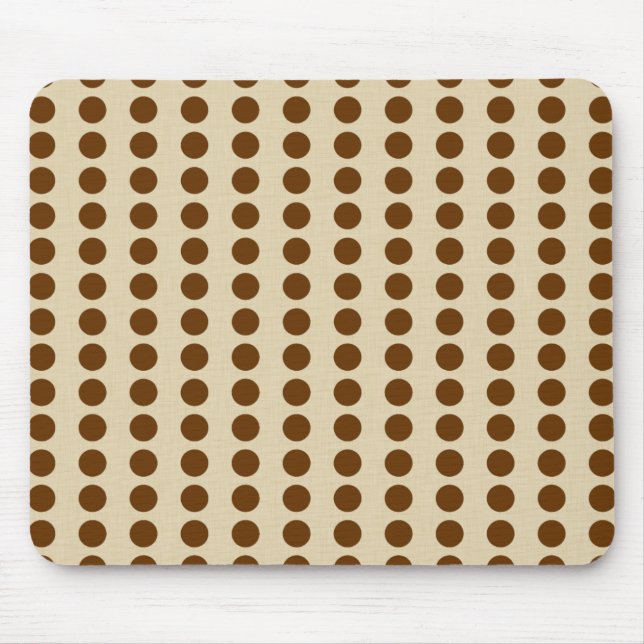 Nutmeg Spice Moods Dots Mousepad (Vorne)