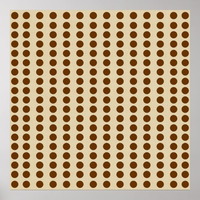 Nutmeg Spice Moods Dots Poster (Vorne)
