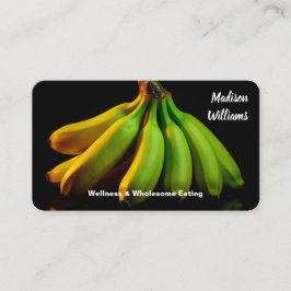 🥄 Nutrition Gecoacht Nutritionist Black Visitenkarte