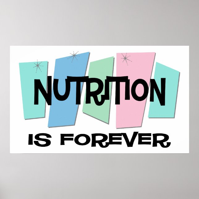 Nutrition Is Forever Poster (Vorne)