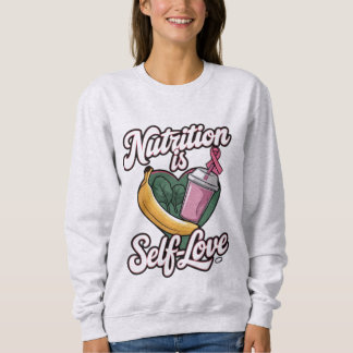"Nutrition is Self-Liebe" Premium Unisex Longsleev Sweatshirt