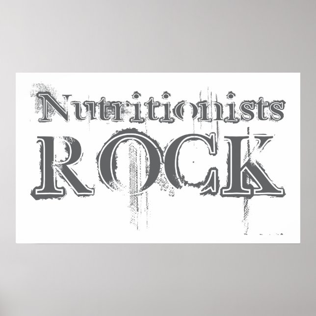 Nutritionists Rock Poster (Vorne)