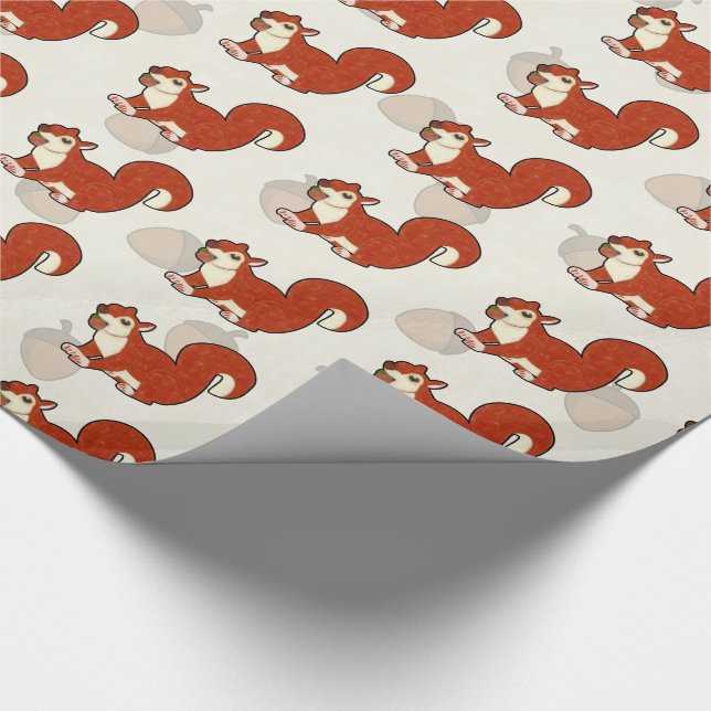 Nuts4Squirrels Geschenkpapier (Ecke)
