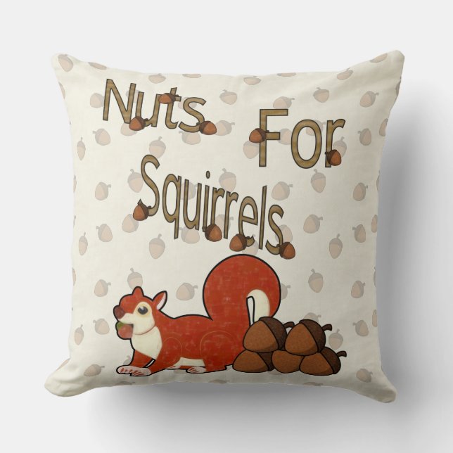 Nuts4Squirrels Kissen (Vorderseite)