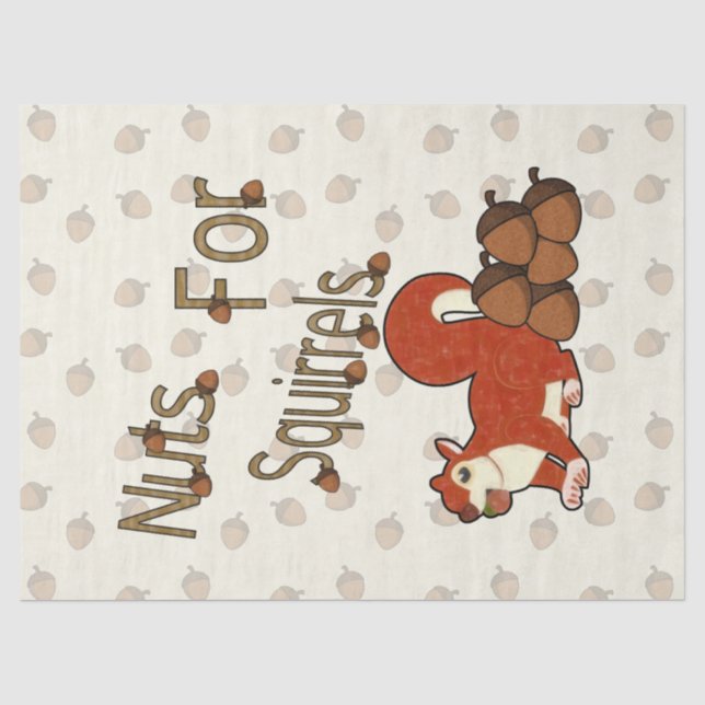Nuts4Squirrels Seidenpapier (Vorderseite)