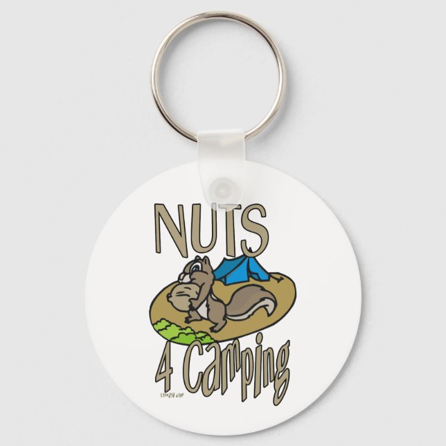 Nuts 4 Camping Schlüsselanhänger (Vorderseite)