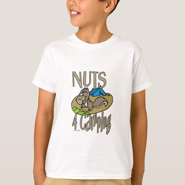 Nuts 4 Camping T-Shirt (Vorderseite)