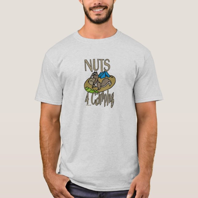 Nuts 4 Camping T-Shirt (Vorderseite)