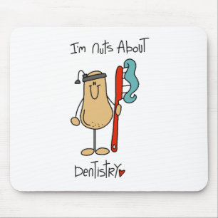 Nuts About Dentistry T-Shirts und Geschenke Mousepad