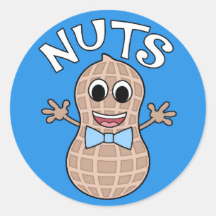 Nuts oder No Nuts Geschlecht zeigen Aufkleber auf