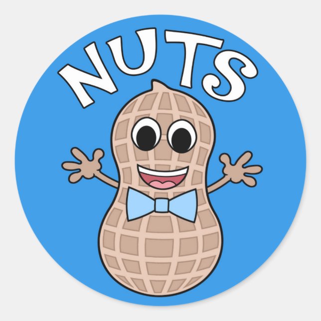 Nuts oder No Nuts Geschlecht zeigen Aufkleber auf (Vorderseite)