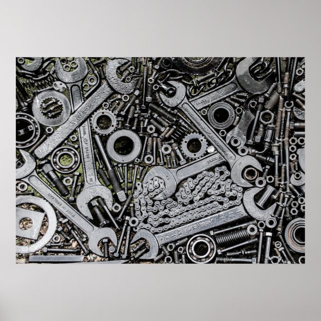 Nuts und Bolzen Poster (Vorne)