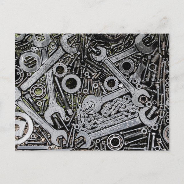 Nuts und Bolzen Postkarte (Vorderseite)