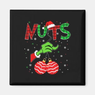 Nuts Weihnachten Weihnachtsmänner Frauen Erwachsen Magnet