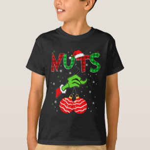 Nuts Weihnachten Weihnachtsmänner Frauen Erwachsen T-Shirt