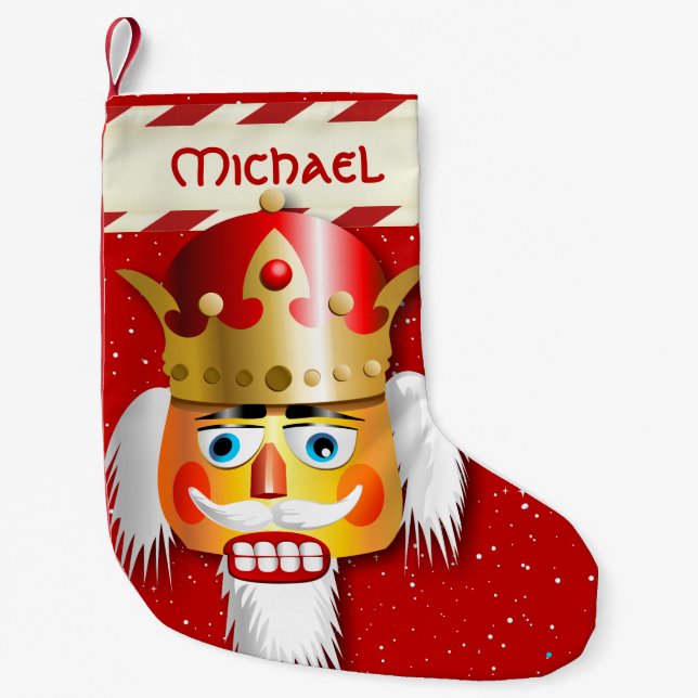 Nutty Nutcracker King Kleiner Weihnachtsstrumpf (Vorderseite)