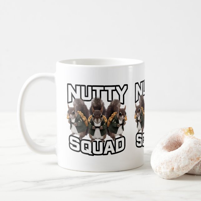Nutty Squad, Eichhörnchen Snack Squad Kaffeetasse (Mit Donut)
