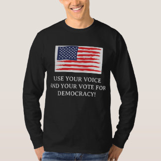 Nutze deine Stimme und wähle T-Shirt