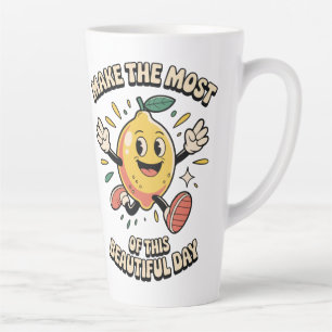 Nutze den Tag – Zitronen-Kaffeetasse Milchtasse