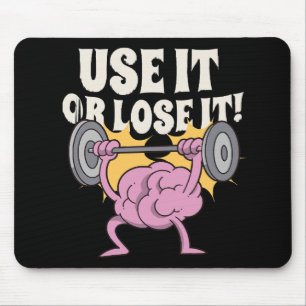Nutze und trainiere dein Gehirn Mousepad