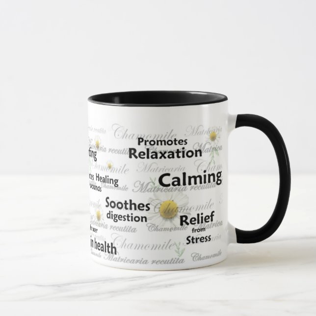 Nutzen der Kamillentee-Tasse (mit Blumen) Tasse (Rechts)