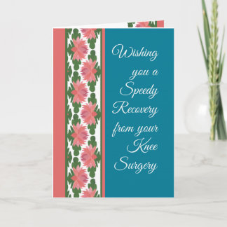 Nutzen Sie die Knie Operation Card, Water Lilies Karte