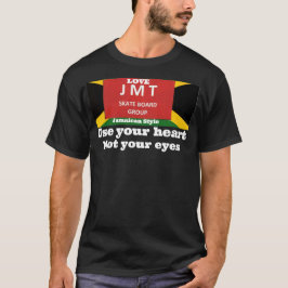NUTZEN SIE IHR HERZ NICHT IHRE AUGEN Basic Dunkel T-Shirt