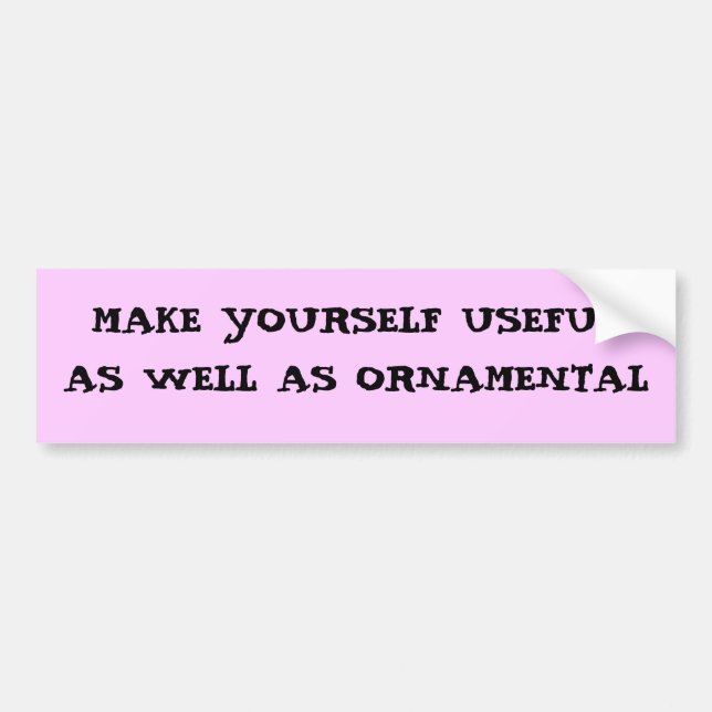 Nützlich sowie dekorativen Autoaufkleber (Vorne)