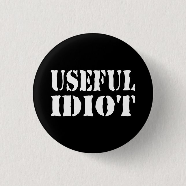 NÜTZLICHES IDIOT BUTTON (Vorderseite)