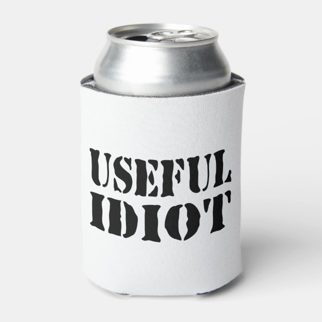 NÜTZLICHES IDIOT DOSENKÜHLER (Kanne Vorderseite)