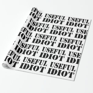 NÜTZLICHES IDIOT GESCHENKPAPIER