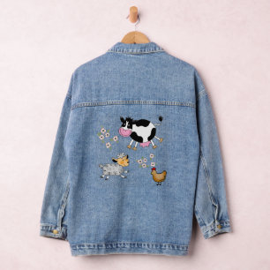 Nutztiere Jeansjacke