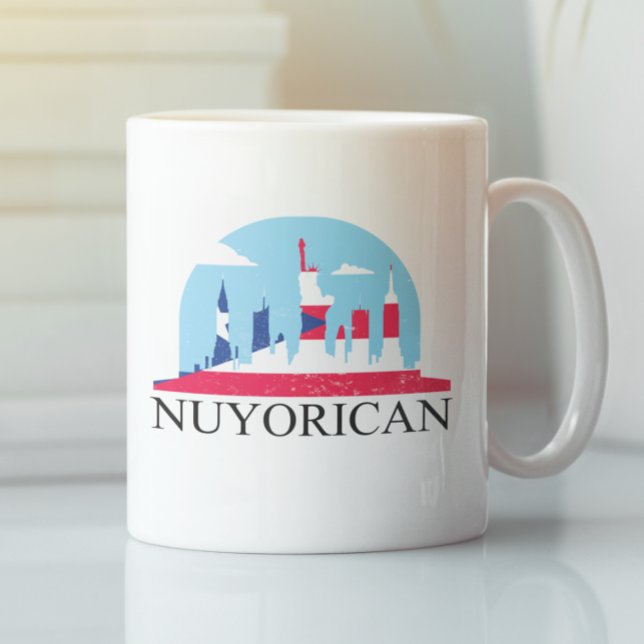 Nuyorican Pride New York Puerto Rico Erbe Kaffeetasse (Nuyorican Pride New York Puerto Rico Heritage Coffee Mug)